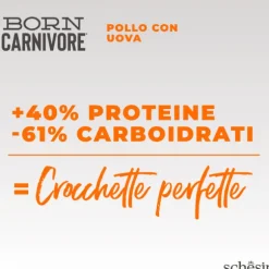 Schesir Born Carnivore Grain Free High Protein Pollo con uovo