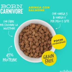 Schesir Born Carnivore Grain Free High Protein Aringa con salmone