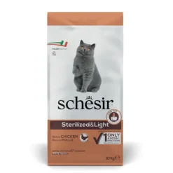 Schesir Cat Dry Sterilized and Light Pollo
