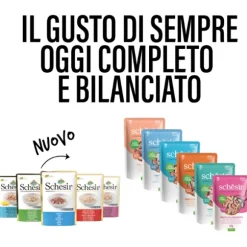 Schesir Cat Soft Adult filetti in gelatina alimento completo 85 gr