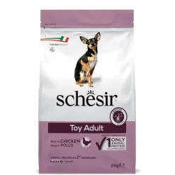 Schesir Dog Dry Toy Maintenance Pollo