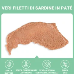 Schesir Sardine Soft Patè Cat Adult Grain Free 70 gr