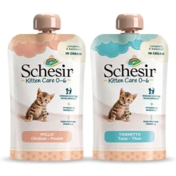 Schesir umido per gatti Kitten Care Crema in busta 150 gr
