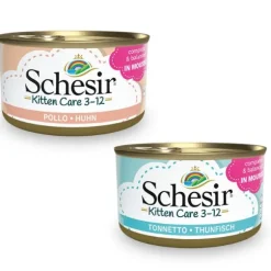 Schesir umido per gatti Kitten Care Mousse lattina 85 gr