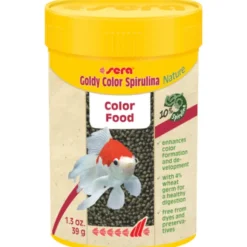 Sera Goldy Color Spirulina Nature mangime in granuli per colorazione per pesci rossi grandi o d'acqua fredda