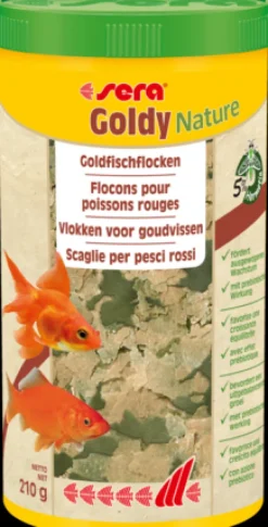 Sera Goldy mangime completo  in scaglie per pesci rossi e d'acqua fredda