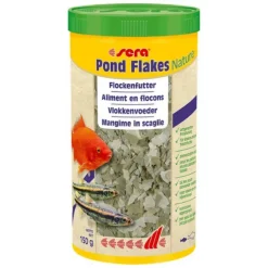 Sera Pond Flakes mangime in scaglie per pesci rossi, da laghetto, bitterling e novellame