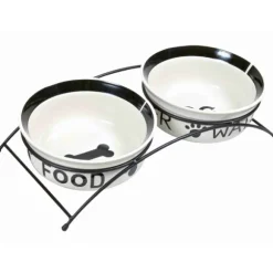 Set Ciotole Ceramica Eat-on-Feet Trixie