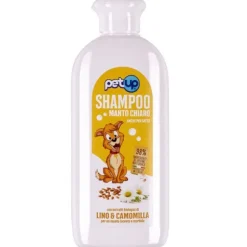 Shampoo lucente per cani dal manto chiaro e gatti PetUp