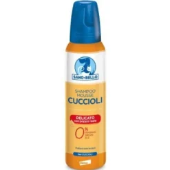 Shampoo Mousse Cuccioli Delicato Pappa Reale Sano e Bello Elanco