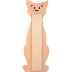 Tavoletta Tiragraffi in legno a forma di gatto Trixie