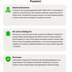 Trackipet Localizzatore satellitare GPS per animali domestici