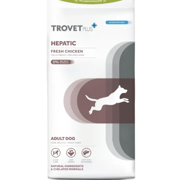 Trovet Plus+ All Breeds Dog Vet Diets Hepatic Pollo fresco
