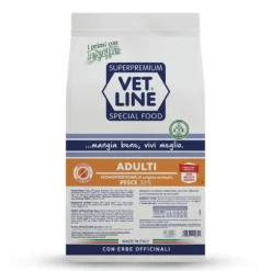 Vet Line Secco Monoproteico Cane Adult Pesce