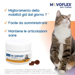 Virbac Movoflex per la salute articolare del gatto