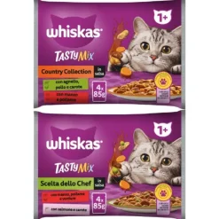 Whiskas Tasty Mix Multipack 4 pezzi da 85 gr